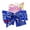 Blue,  Red, White, variant on JoJo Siwa Black Signature Hair Bow