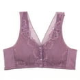 REORIAFEE Bra for Seniors Bra for Older Women Plus Size Sports Front