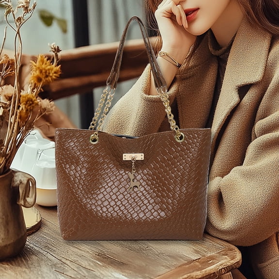 Specollect Clearance 1Pcs Large Capacity Deer Pattern Advanced Texture Tote Bags for Women Big Purses and handbags ladies Big Shoulder Bag Fashionable