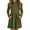 Green, variant on Lutiedan Long Sleeve Dresses for Girls Ribbed Knit Stretch A Line Dress Fall Winter Mock Neck Casual Dress Size 5-15,Khaki