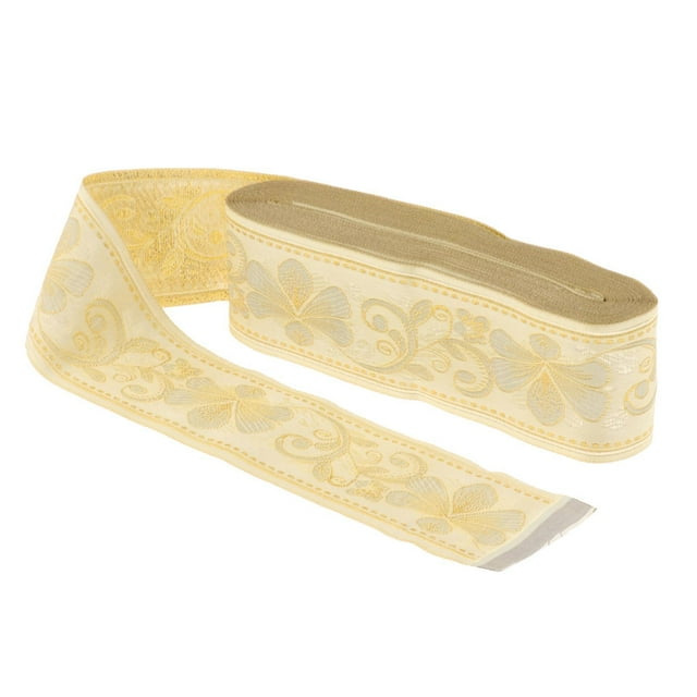 Cinta Jacquard Trim 10 Yardas 1.97 pulgadas Patrón Múltiples propósitos Cortinas Tela tejida bordada para decoración Cortina de muebles DIY 13 Baoblaze Ribete de cinta jacquard