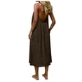 thumbnail image 7 of vigerkar Backless Dresses for Women Open Back Halter Maxi Dress Sleeveless Long Lounge Dress Spring Lounge Dresses (Coffee, M), 7 of 7