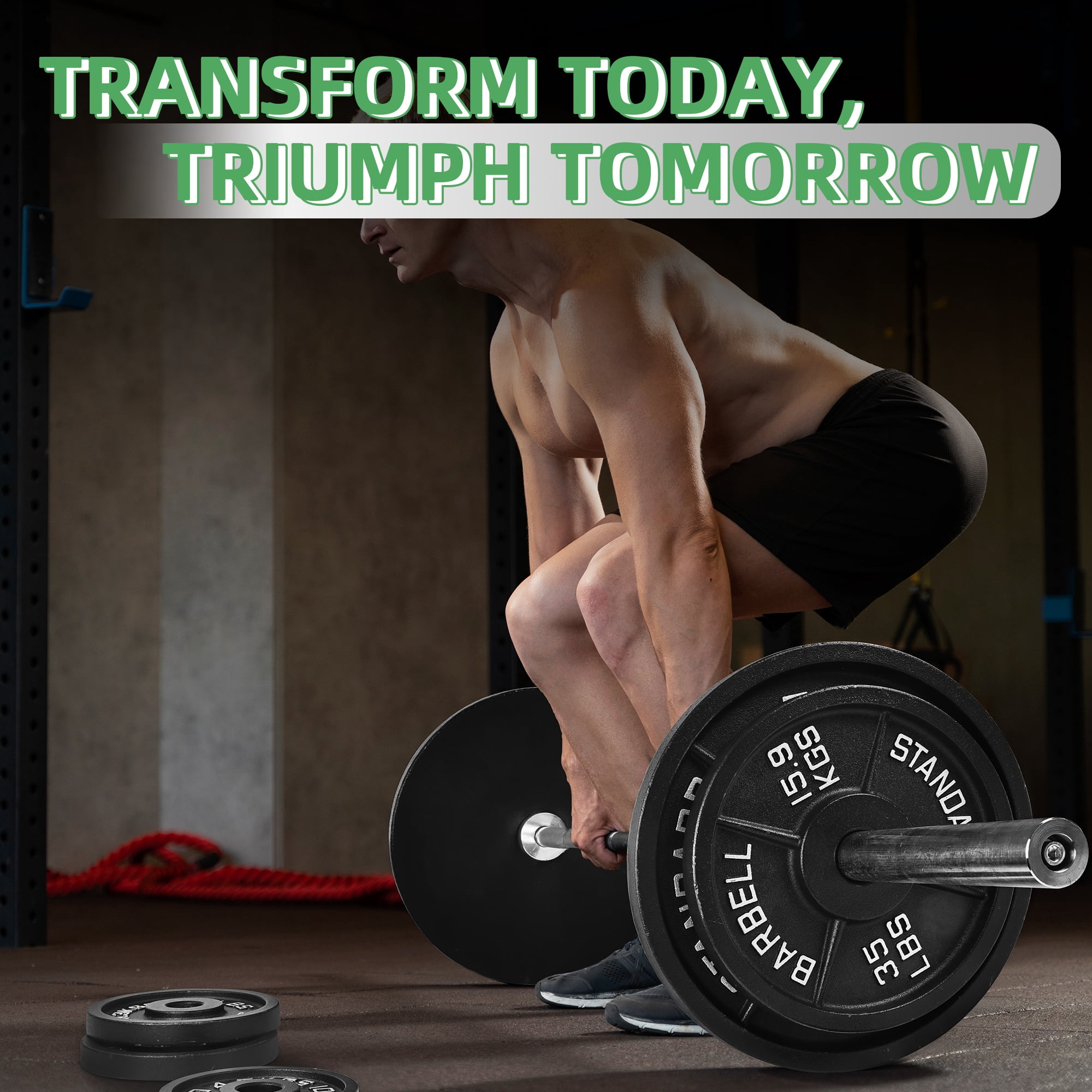 BalanceFrom Classic Cast Iron Weight Plates for Strength Training, 2-Inch, 2.5-Pound, Single