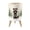 Color 2, variant on Small Trash Can with Lid Western Stained Glass Cowboy Hat Cactus Sunset 1.8 Gallon Dog Proof Trash Can Round Garbage Can Waste Bin Wastebasket for Bathroom Bedroom Living Room