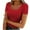 Red, variant on Wyobmus Scoop Neck Basic T Shirt for Women Slim Fit Short Sleeve Tees Y2K Going Out Tops Solid Cute Tight Shirts Coffee