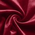 thumbnail image 6 of Women's 3/4 Sleeve Velvet Shirts Round Neck Gold Velvet Elegant Casual Holiday Blouses, 6 of 7