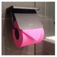thumbnail image 5 of Pink Toilet Paper 6 Rolls Pack, 140 Sheets - Renova 5-Pack Decorative Bathroom Tissue, 3-Ply Soft & Strong, Eco-Friendly, Sandalwood Scented Core, 5 of 7
