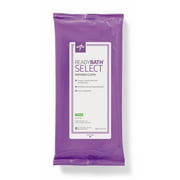 Medline ReadyBath Select Scented Body Cleansing Cloths, Medium Weight Wipes, 8 Count (30 Packs)