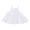 White, variant on Magazine Girls Summer Pure Color Comfortable Breathable Halter Belt Blouse 2-14Y