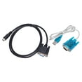 Adapter Line USB to 232 Cable PLC Communication Wire MD8 Round Port