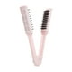 thumbnail image 1 of Peine cepillo de doble cara, peine alisador de pelo, herramienta alisadora de pelo, peine de peluquería profesional portátil suave para salón de casa, 1 of 9