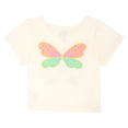 thumbnail image 4 of Gabby's Dollhouse Little Girls' T-Shirt and Tutu Skirt Set with Scrunchie Tusk Rainbow Polka, 4 of 7