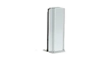 CRL Satin Anodized 18" High Center Design Series Partition Post with a 12" D... 