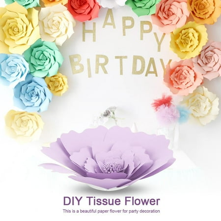 Faginey Wedding Decoration Paper Flower Diy Beautiful Tissue Paper