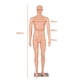 thumbnail image 3 of Maniquí Masculino Realista Regulable Costway 185 cm de Plástico con Base de Metal, 3 of 10