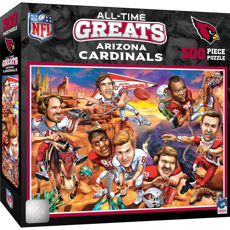 MasterPieces 500 Piece Puzzle - NFL Arizona Cardinals All-Time