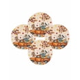 thumbnail image 7 of 15 Inch Round Placemats Set of 4, Happy Fall Non Slip Heat Insulation PP Table Mats, Thanksgiving Truck Pumpkin Leaf Scarecrows Washable Place Mats for Kitchen Dining Party Table Decor, 7 of 7