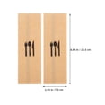 thumbnail image 2 of Luxshiny 300Pcs Brown Paper Silverware Bags for Fast Food and Party Tableware Storage, 2 of 6