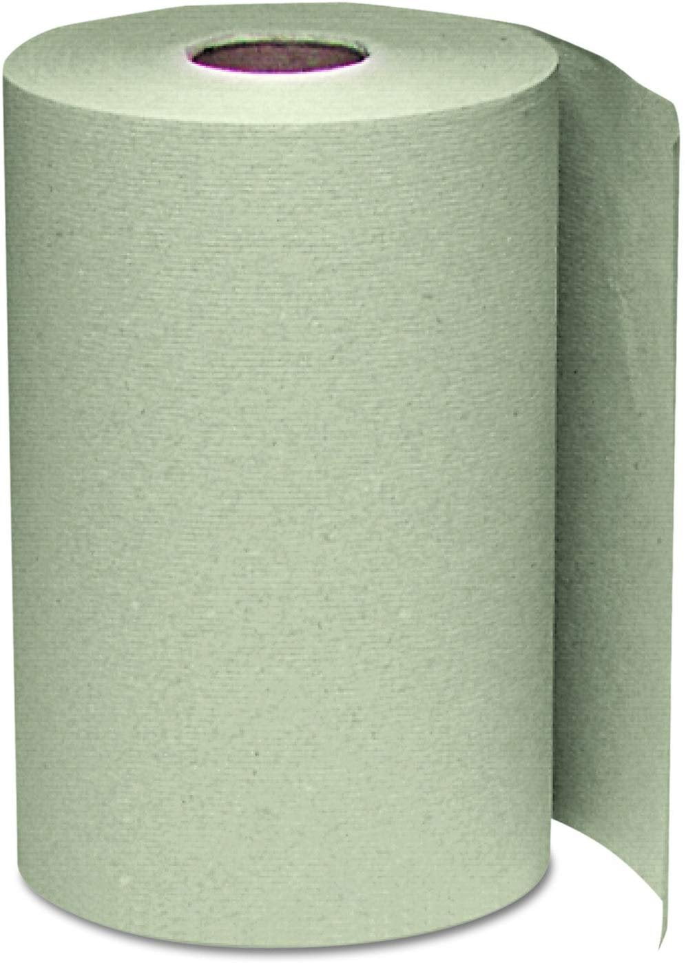 Marathon Paper Towel Brown 1-Ply 350 ft Rolls 12-count Non-perforated Recycled 