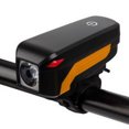 thumbnail image 4 of Greeniant Bicicleta USB luz delantera LED 350lm linterna ciclismo faro cuerno bicicleta lámpara Ciclismo naranja negro Greeniant OD000301-05, 4 of 6