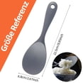 thumbnail image 2 of Unatoiry 2pcs/set Premium Silicone Rice Cooker Serving Spoon Durable And Long-lasting Easy To Clean Silica, 2 of 6