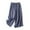 Blue, variant on Bmisegm Women's Summer Falling Wide Leg Thin Skirt High Waisted Artistic Versatile Loose Casual Cropped Pants Pants for Women Khaki XXL