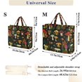 thumbnail image 2 of FORMRS Womens Corduroy Tote Bag Crossbody Shoulder Purse Handbag with Detachable Strap, Various Mushrooms Pattern, 2 of 7