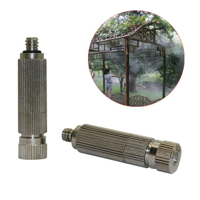 50 Pcs Buses de Brumisation Haute Pression 3/16 Pouces Filetage Extérieur 20-90 Bar Jardin Agriculture Refroidissement Humidifier Arroseurs Brumisateurs, Faciles à Utiliser