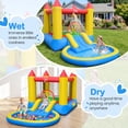 thumbnail image 4 of Costway Inflatable Bounce House, Kids Water Park Wet Dry with Splash Pool 380W Blower, 4 of 12