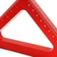 thumbnail image 2 of Regla De Ángulo De 45/90 Grados Regla de ángulo de 45/90 grados Regla de altura engrosada Herramienta de carpintería (rojo grande), 2 of 5