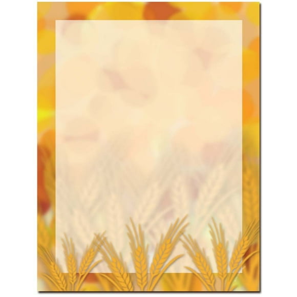 Amber Waves Letterhead Laser & Inkjet Printer Paper, 25 Pack