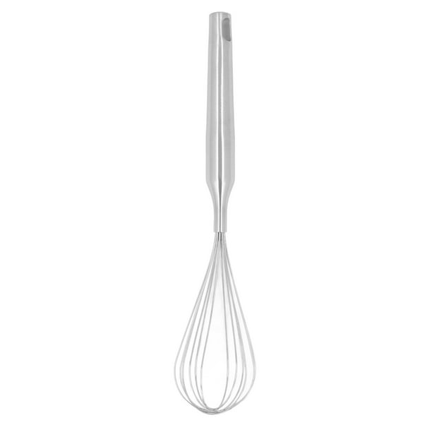 Batidor de huevos Scrambler batidor de huevos de acero inoxidable plateado agarre cómodo y resistente batidor de huevos manual para cocina casera ANGGREK Otros