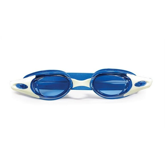 Swim Central Accessoires de Piscine pour Adulte 7" Pro Goggles Bleu et Blanc