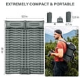 thumbnail image 2 of Colchoneta Inflable Doble para Camping Yuzonc de 10 cm de Grosor, 2 of 6