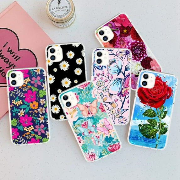 Flowers Phone Cases For iPhone 13 13Pro 13Pro Max 12 12Pro 12Pro Max11 11 Pro Max XS XR X 6S 7 8 Plus