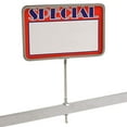 thumbnail image 1 of Universal Retail Rack Chrome Frame Clamp On 7" x 11" Sign Holder Card Display, 14" H, 20 Pack, 1 of 1