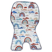 Replacement Part for Fisher-Price Highchair - GPN11 ~ Space-Saver High-Chair Booster Seat ~ Rainbow Showers ~ Replacement Seat Pad