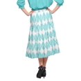 thumbnail image 4 of Moomaya Jupe en Coton avec Taille Élastique à Enfiler Jupe Évasée Imprimée Tenue d'Été, 4 of 5