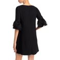 thumbnail image 2 of Aidan Mattox Womens Feather Trim Mini Fit & Flare Dress, 2 of 2