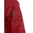 thumbnail image 5 of Alvivi Unisex Men Women Chef Coat Solid Classical Chef Jacket Cook Outfit Hotel Restaurant Uniform Burgundy Long Sleeve 4XL, 5 of 7