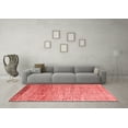 thumbnail image 3 of Ahgly Company Indoor Rectangle Abstract Red Modern Area Rugs, 7' x 9', 3 of 4