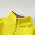 thumbnail image 7 of IVEYRTF Kids Winter Zipper Fleece Jacket Casual Cardigan for Boys and Girls Thick Warm Tops Soft Breathable Fabric Daily Wear Travel Home Holiday Outfit(Yellow,5-6 Years), 7 of 7
