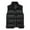 Black, variant on Mens Puffer Vest Winter Padded Vests Lightweight Stand Collar Sleeveless Jacket Outerwear(Black,S)