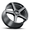 thumbnail image 2 of MG5 Custom Wheel 16x7 inch 5-98 Bolt-Pattern 40 Offset Gloss Black Rim Style 5 Spoke for Passenger, 2 of 2