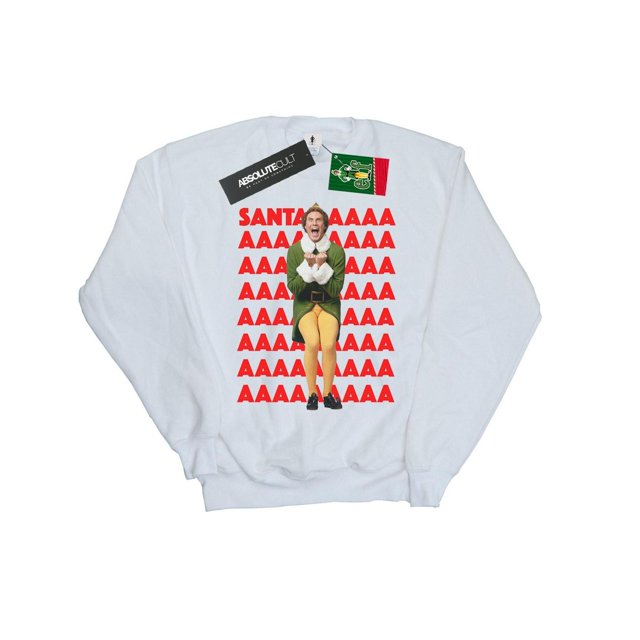 Elf Chandail en Molleton Fille Buddy Santa Scream