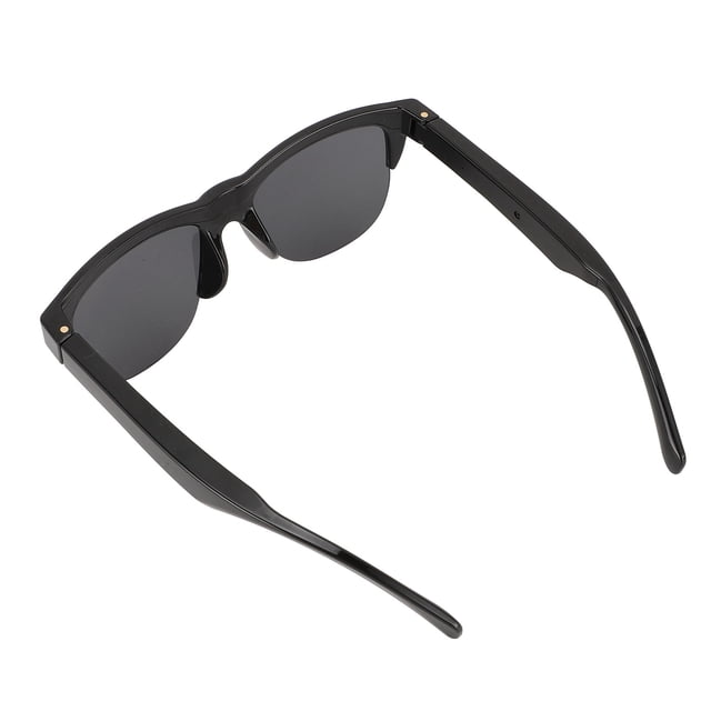 Lunettes de Soleil Écouteurs, Lunettes Intelligentes Contrôle Tactile Résistantes à l'Eau Légères Multifonctions Robustes avec Haut-Parleur et Micro pour Conduite en Extérieur