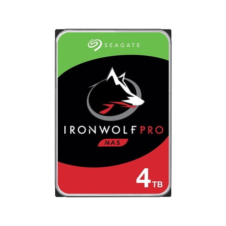 UPC: 0763649125137 | Seagate IronWolf Pro 4TB NAS Hard Drive 7200 RPM 256MB Cache CMR SATA 6.0Gb/s 3.5  Internal HDD ST4000NE001