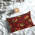thumbnail image 3 of Salouo Hot Chili Pattern Pillow Cases,1PC Pillow Covers with Envelope Closure Decorative Pillow Case for Bed Couch,Pillows Not Included-16"x24", 3 of 6