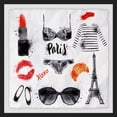 thumbnail image 2 of Love, Paris Framed Painting Print, 2 of 6
