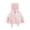 Pink, variant on iEFiEL Kids Toddler Girls Navy Blue Flower Girls Dress Formal Wedding Pageant Party Dress